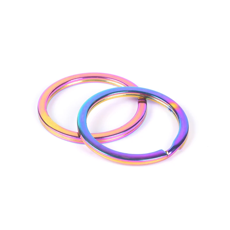 

Karwo Factory wholesale Keyring, Rainbow Keychain Round Shape Key ring