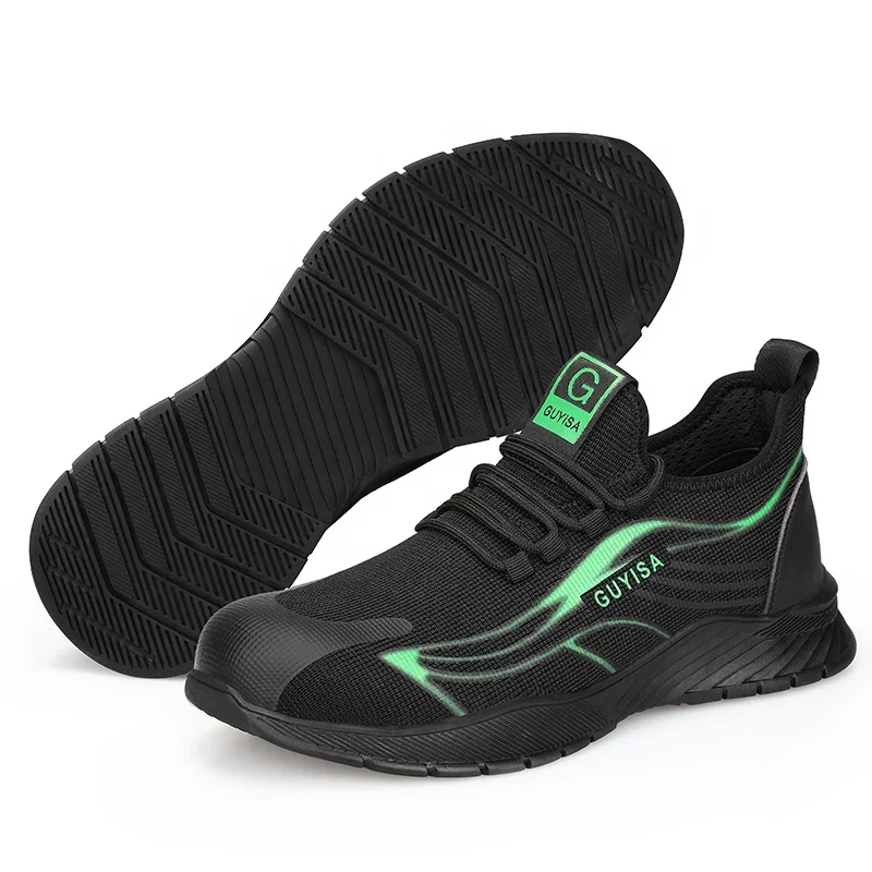 

Hot Selling Industrial Protective Fashion Breathable Work Boot Casual Trainers Steel Toe Safety Shoes for Men