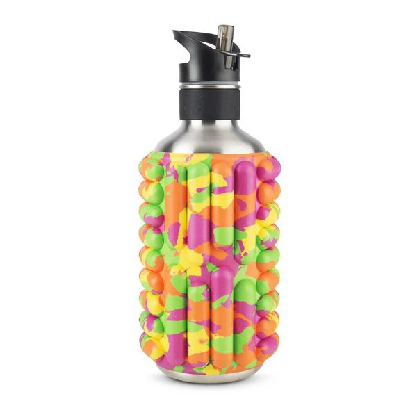

Fitness Foam Roller Water Bottle 1200ml Muscle Massage Drinking Bottle, Customized