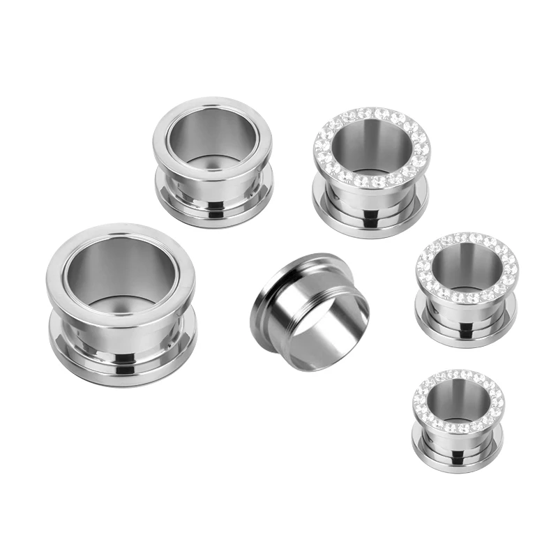 

GZN High Quality ASTM F136 Titanium Big Sizes Piercing Jewelry Earring Flesh Tunnel