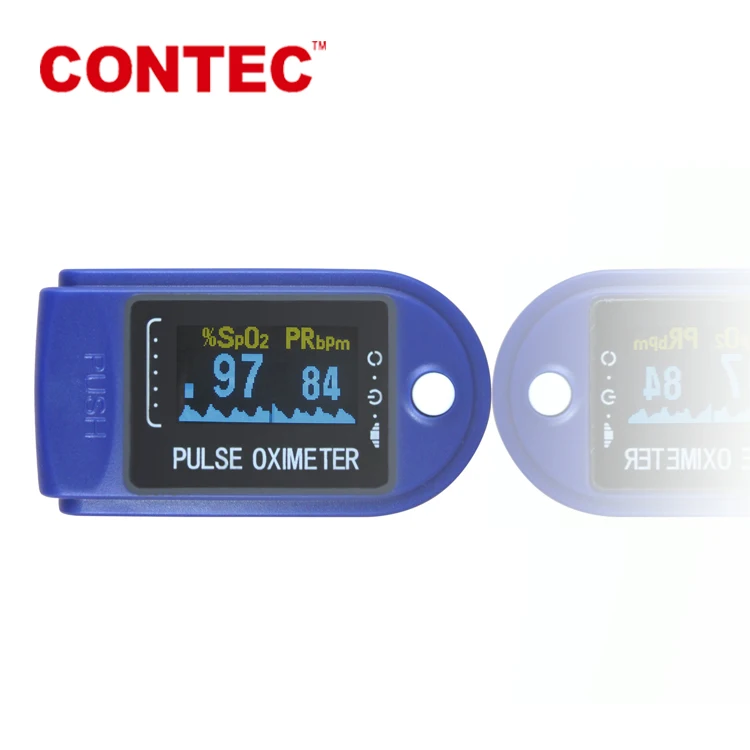 Real manufacturer CONTEC CE CMS50D finger pulse oximeter