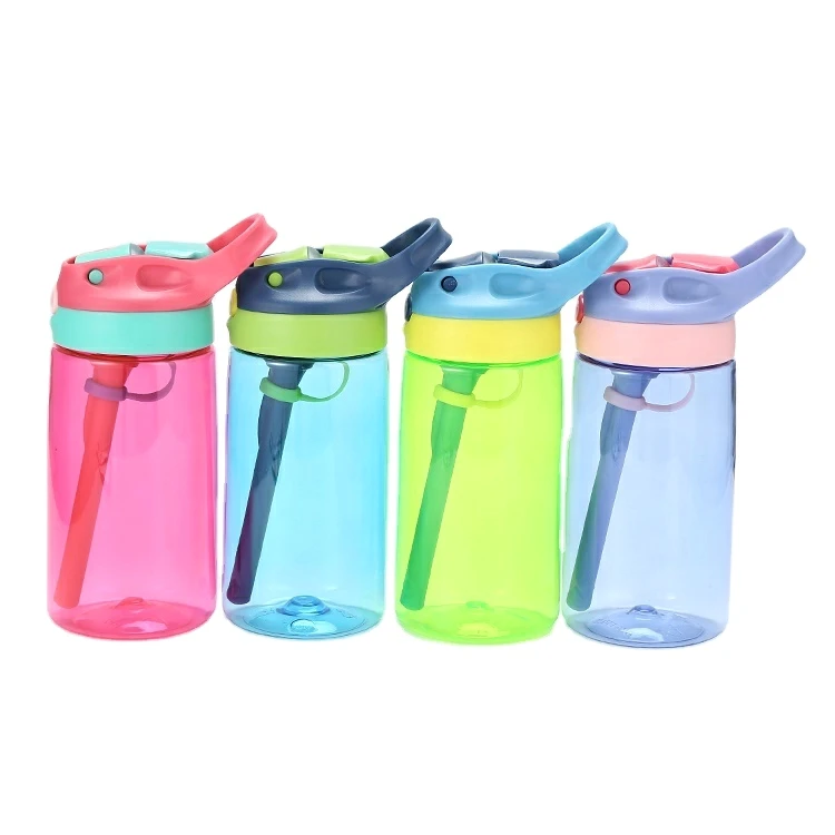 

Hot Sale Eco Friendly Portable Custom Baby Straw Milk high quality bpa free Kids Smart Plastic Water Bottle