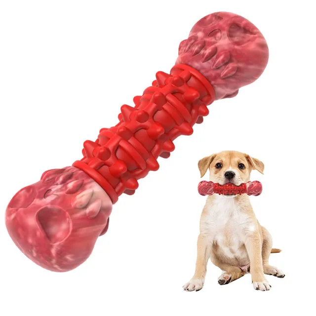 

New pet supplies simulation nylon rubber skull head large dog bite resistant dog molar stick