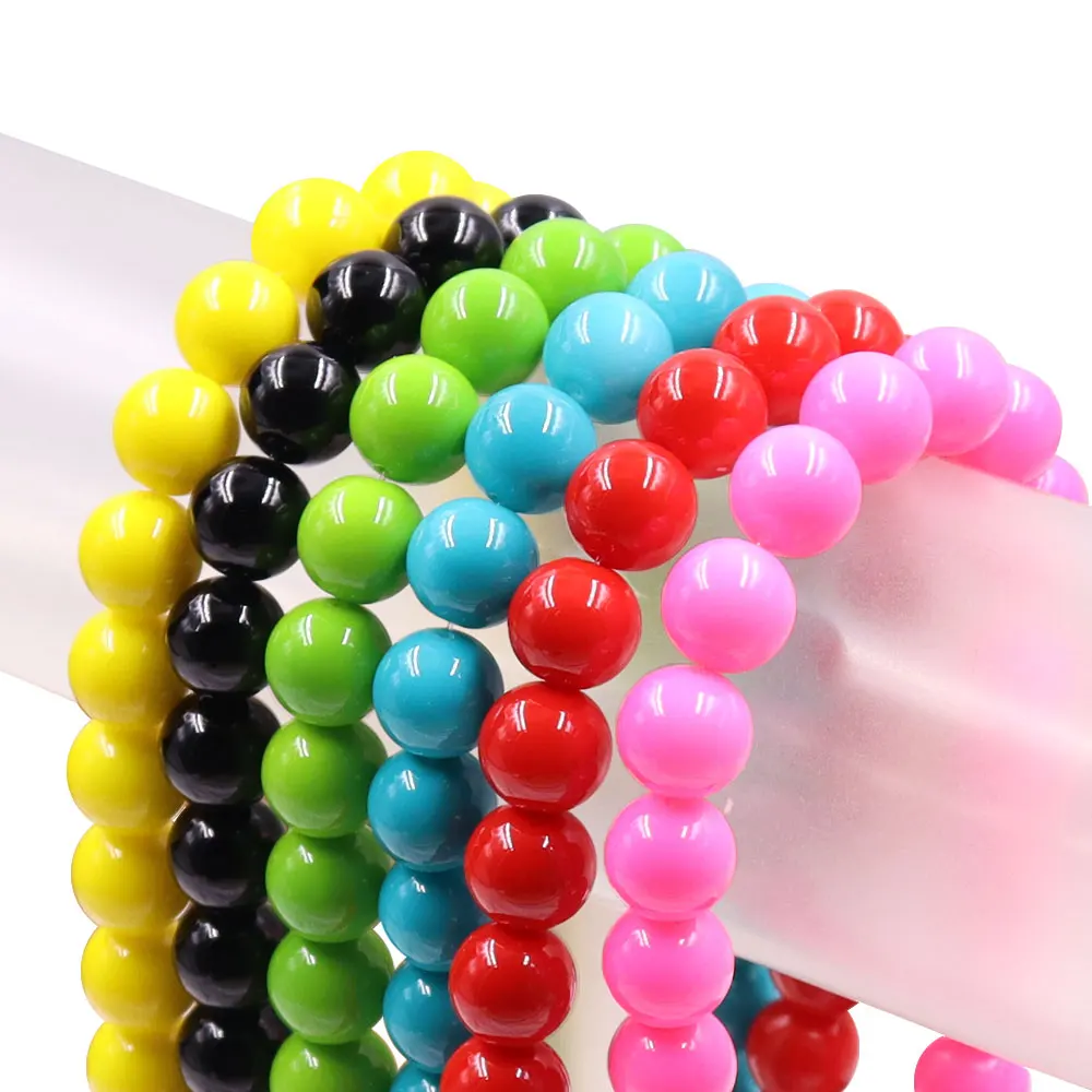 

stock for sale glass beads manufacturers round glass beads strands 12mm beads jewelry making, Any color is available