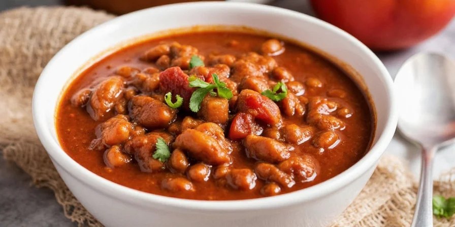 Southern Bourbon Bacon Chili