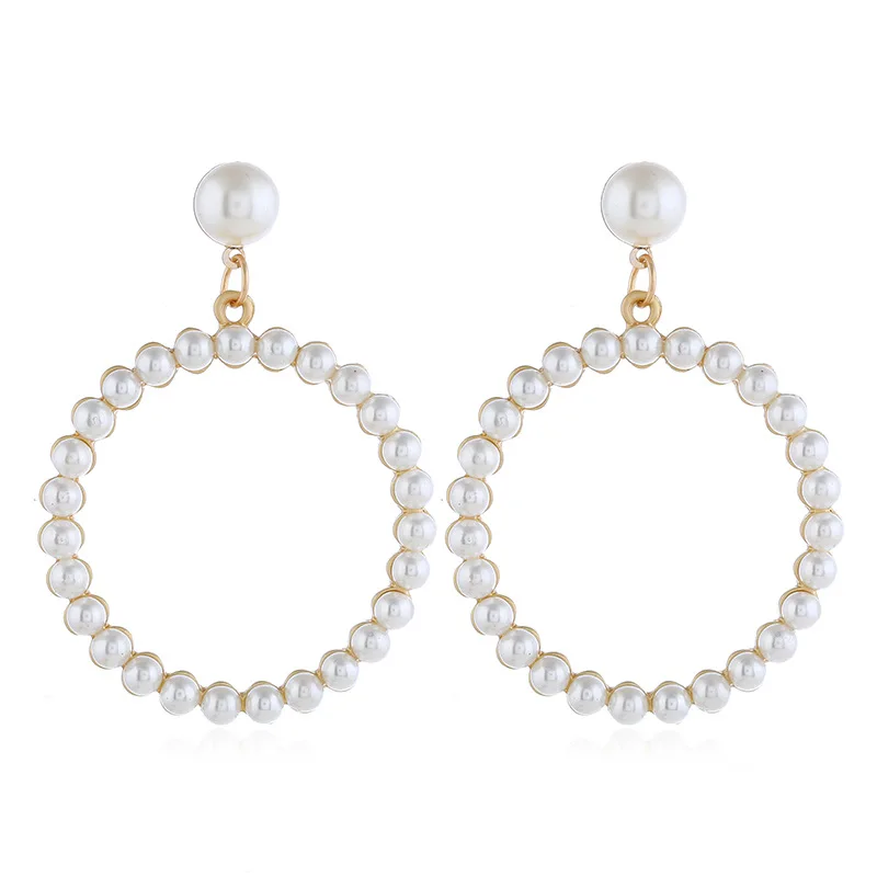 

Ring alloy pearl earrings gold and pearl jewelry earrings for women