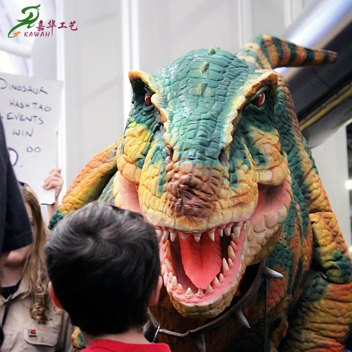 

Jurassic Theme Park Walking with Animatronic Dinosaurs Costume for Sale