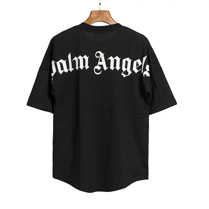 

2021 New Arriving Palms Angel Short-sleeved Sanskrit Print Bat-sleeve Drop-shoulder Street T-shirt, Picture shows