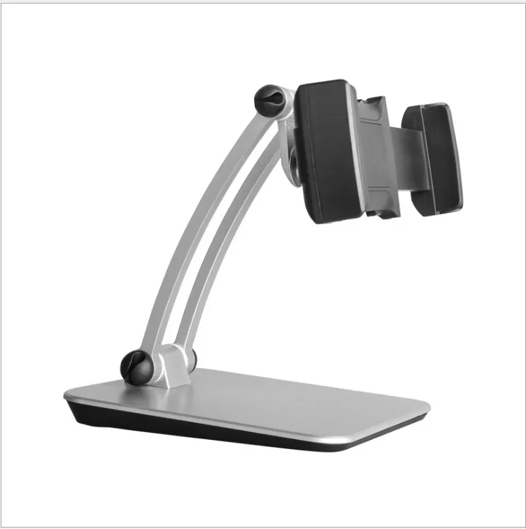 

Mobile Phone Holder Stand Aluminium Alloy Metal Tablet Desk Holders & Stands for iPhone X/8/7/6 Plus for Samsung for ipad, Black / grey