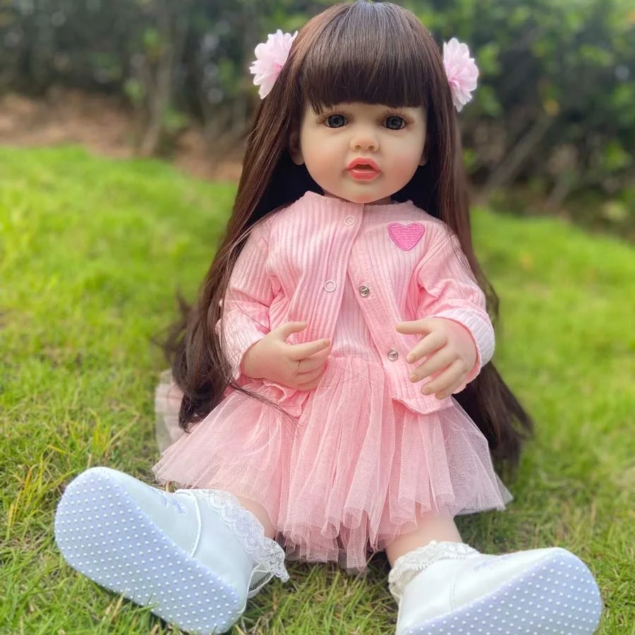 R&B In Stock Newest Realistic Lifelike 50Cm Girl Baby Reborn Doll Bebe Reborn De Silicon