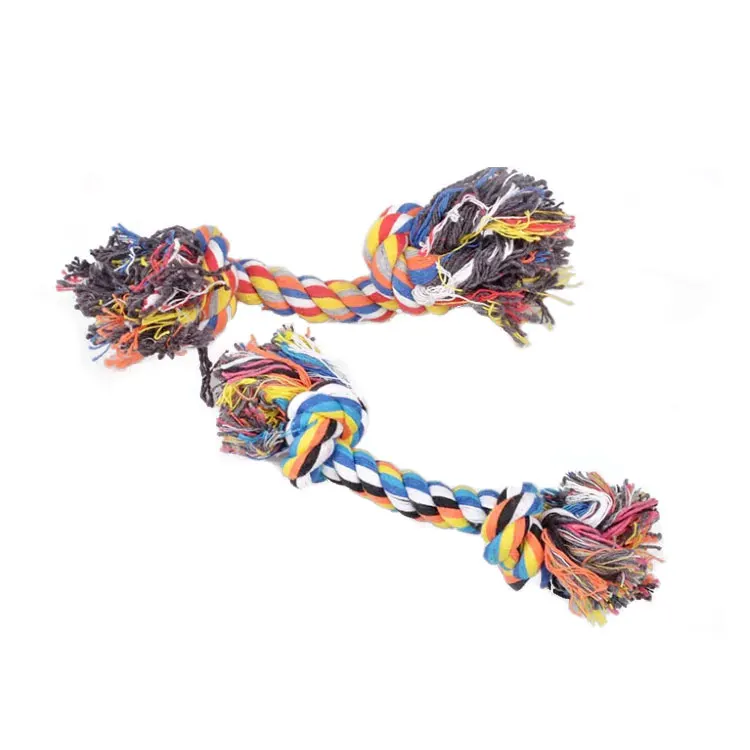 

FQ brand dog chew eco interactive cotton rope pet dental toy, Colorful