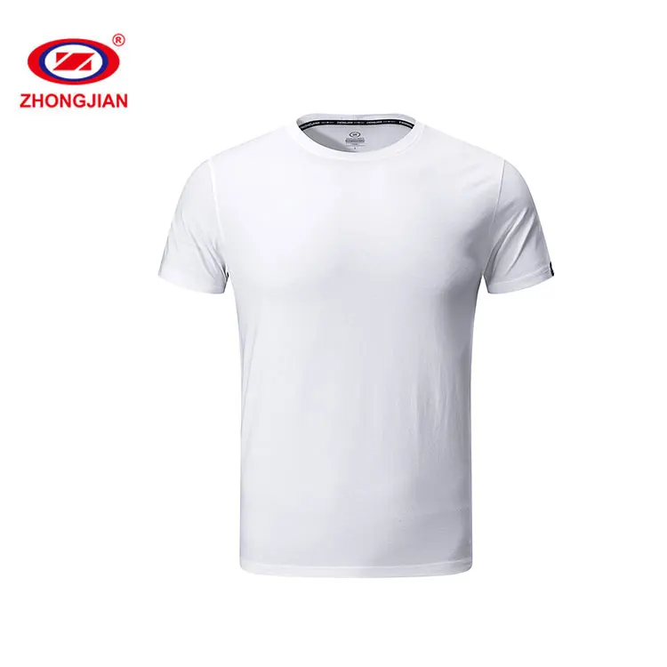 

China White t shirt Manufacturing Custom Design Logo Plain Cotton T-shirts For Men