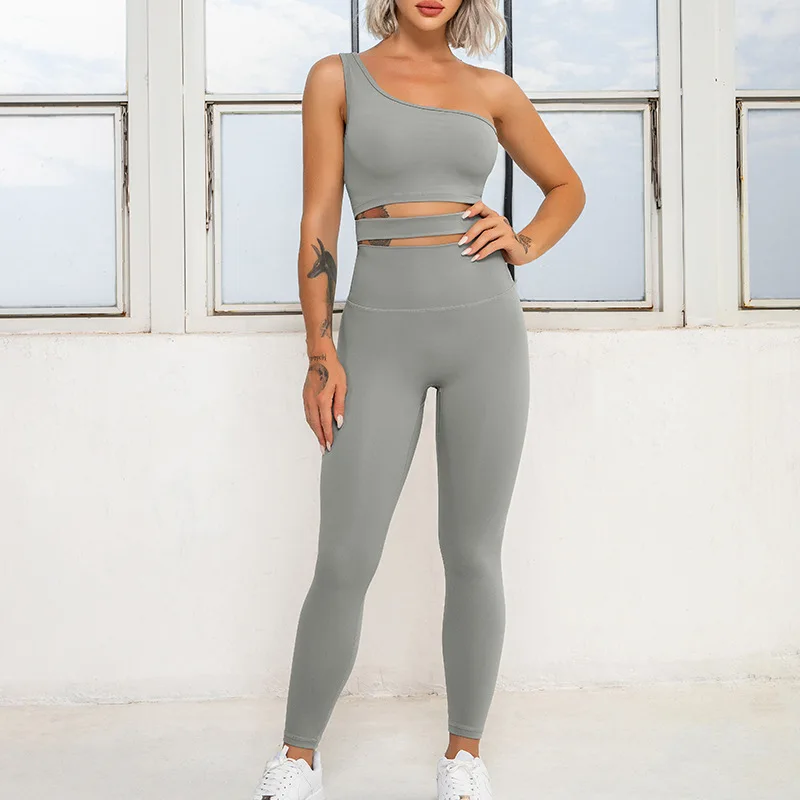 

eco friendly repet recycled fabric spandex yoga wear yoga leggings sportswear girls winter suit sport wear active sets women, Sports tracksuit 2 colors