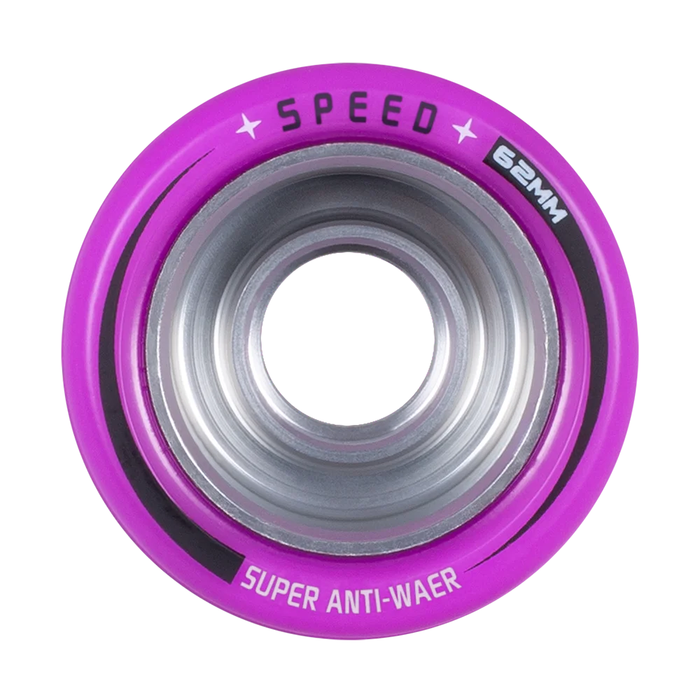 High Quality Aluminum Hub 43*62mm Roller Skate Wheel For Speed Derby