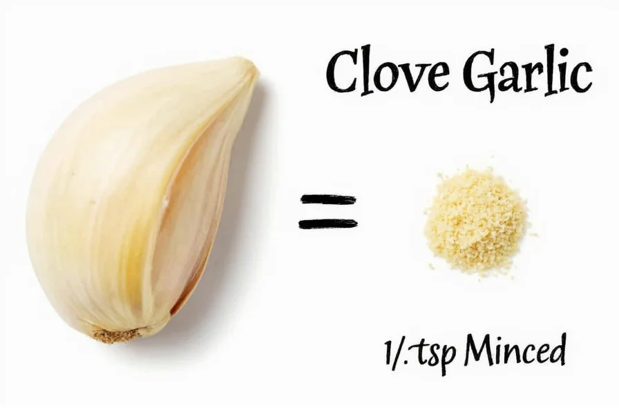 Chef measuring minced garlic for recipe preparation