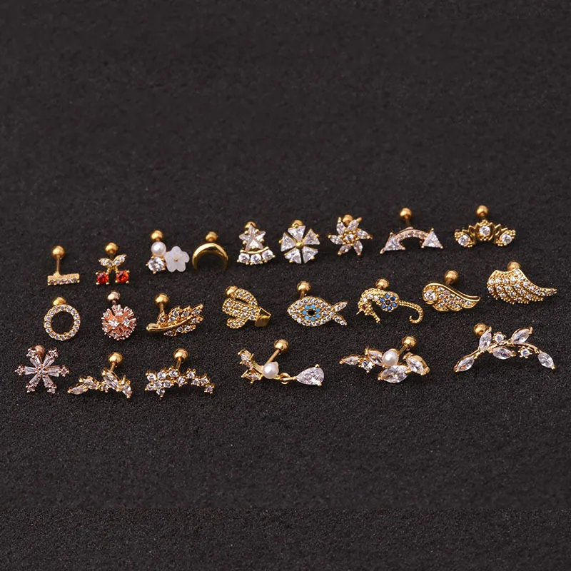 

fashion design wholesale body piercing jewelry decoration stainless steel brass for men women belly, Color chat