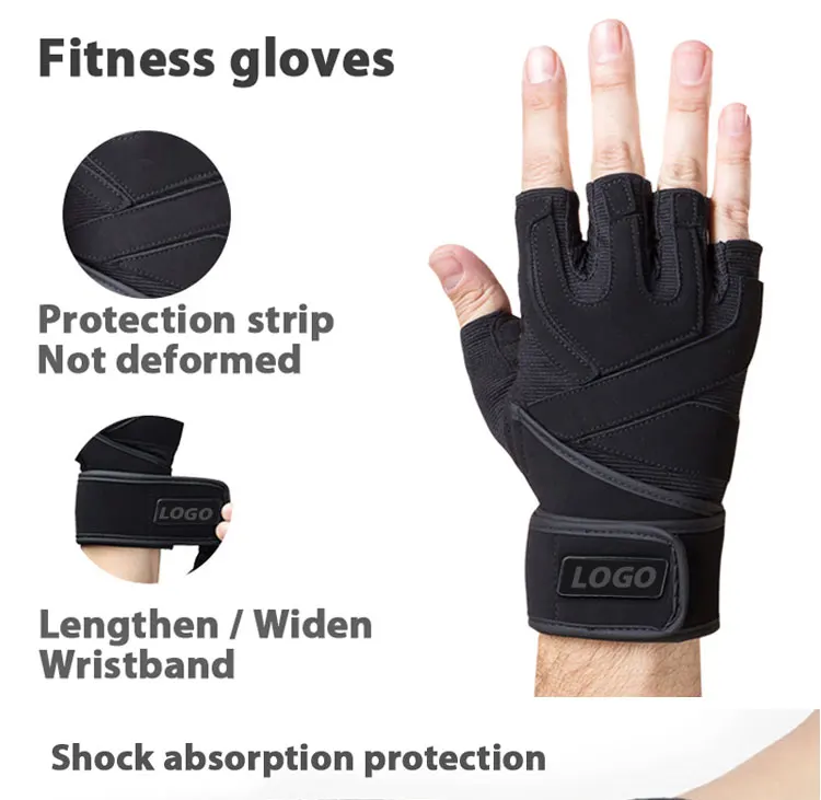 weight lifting sport gym gloves