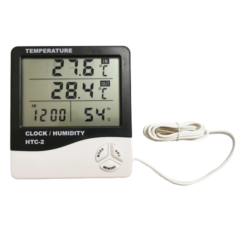 Htc2 Multi Indoor Outdoor Lcd Electronic Temperature Humidity Meter Digital Thermometer