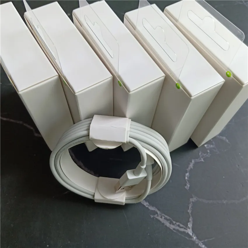 

Factory wholesale High quality 2m 6ft Synchronous data usb Charging cable for iphone 6 8 X cable With original New packaging box
