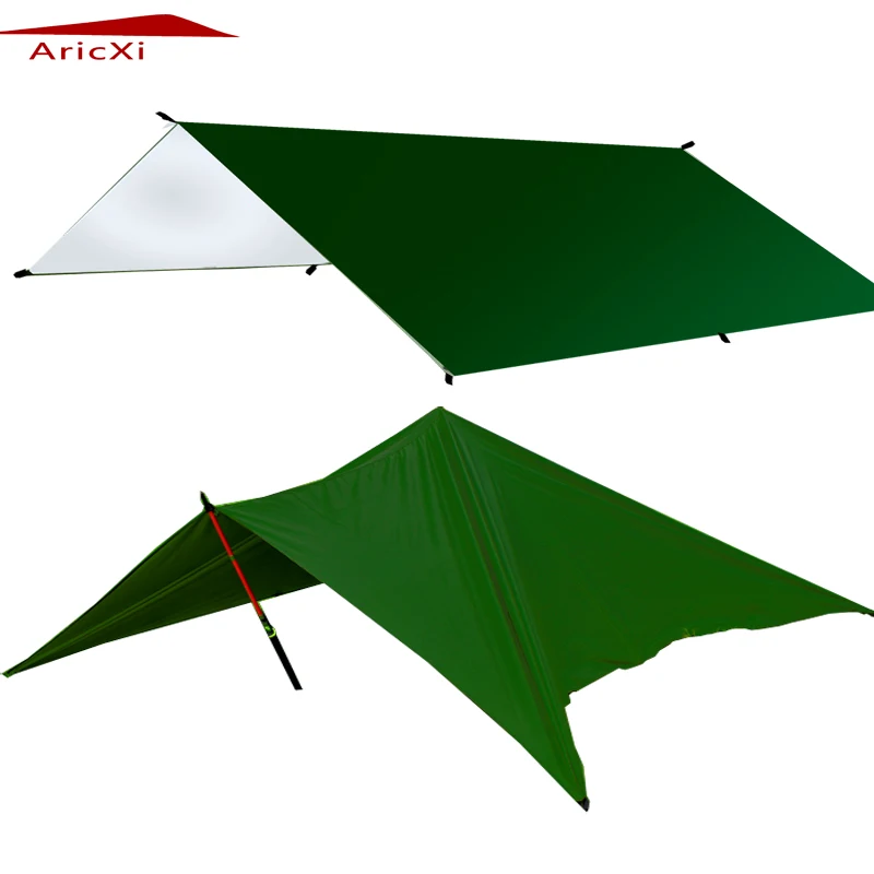 

ARICXI Silver Coating Anti UV Ultralight Sun Shelter Beach Tent Pergola Awning Canopy 210T Taffeta Tarp Camping Sunshelter