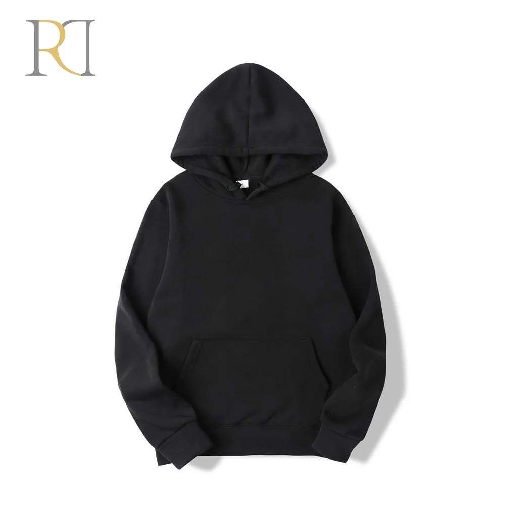 Custom Heavy Weight Plain Cotton Long Sleeve Heavyweight Hoodie plain