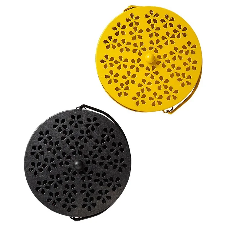 
Classical Design Portable Metal Incense Holder Incense Burner for Home and Camping Retro Portable Iron incense burner box 