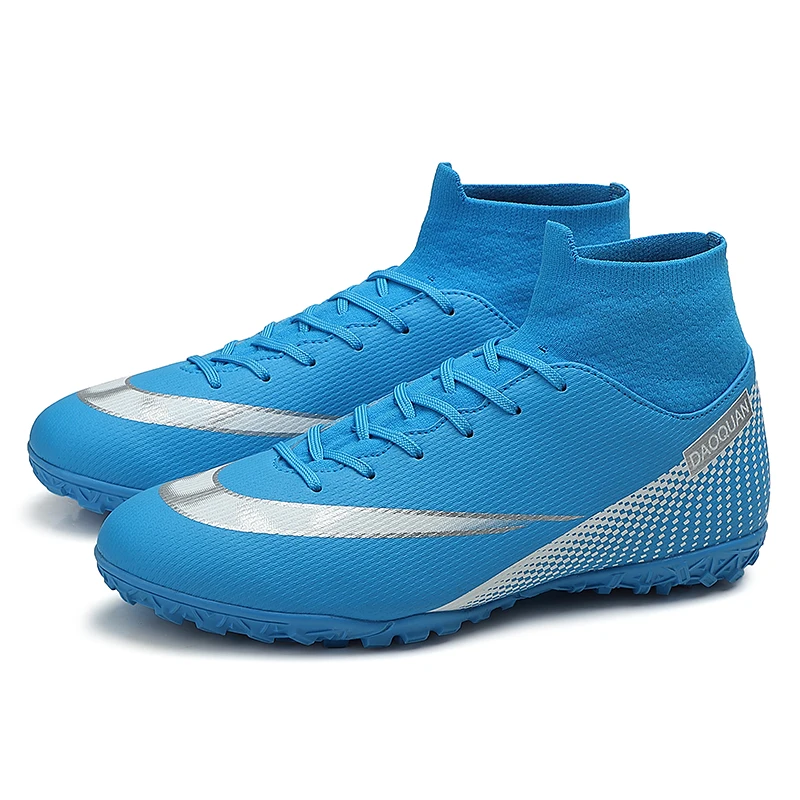 

NEW designer Hot Sale wholesale spiked track Best Football running rugby jogging sports Soccer high shoes