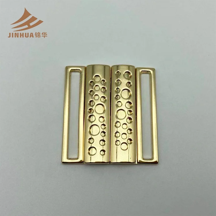 

Fashion Design Metal Lemon Gold Accessories Bra Clasp Adjuster For Clothing, Gold or custom