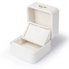 Led light deer head luxury leather pu design customised jewellery box