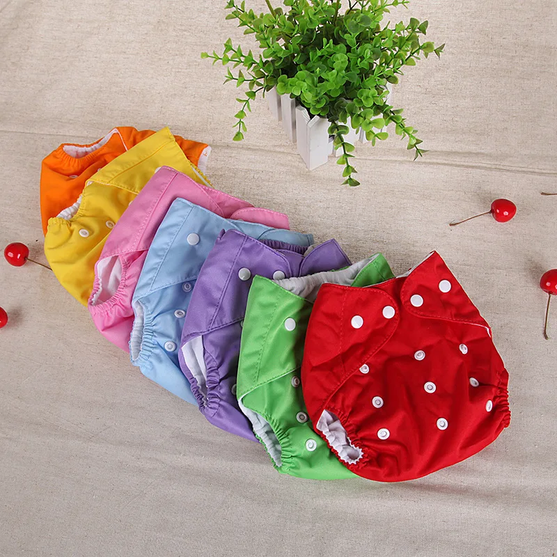 

Baby reusable nappies 100% cotton soft breathable newborn cloth diaper covers pants, Pictures