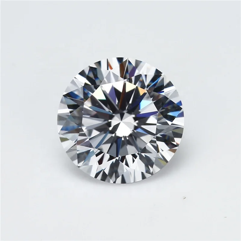 

Factory Price 0.8ct-8ct Moissanite DEF White Round Brilliant Cut Loose Moissanites Gemstones for Jewelry Earring 6-13mm