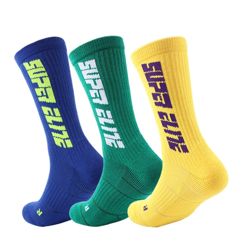 

wholesale mens coolmax athletic sports custom socks for cycling, Multi colors