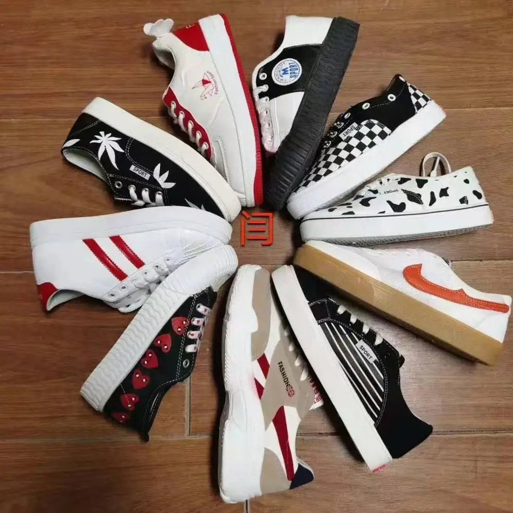 

2021 new design mix style shoes stock hot selling women flat sneakers fashion and popular best quality running casual sport shoe, Multiple colour