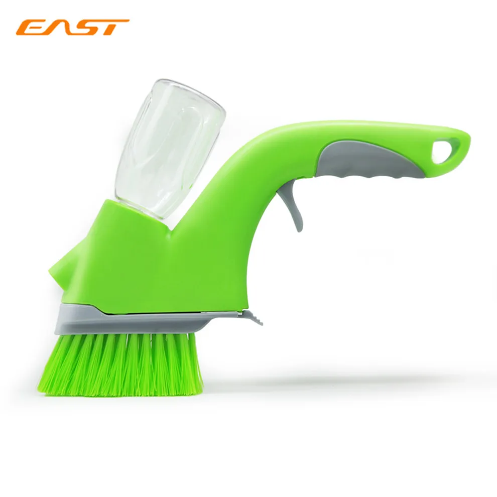 

EAST spray car window cleaner, window squeegee bathroom, window frame cleaning brush, Green and customised