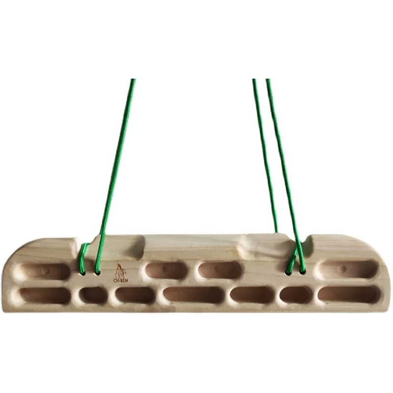 

Wellshow Sport Rock Climbing Hanging Board Fingerboard Portable Pull Up Bar Hangboard
