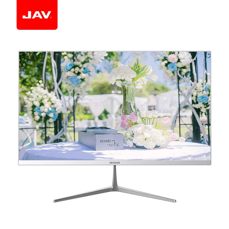 

21.5 inch white frameless LCD monitor