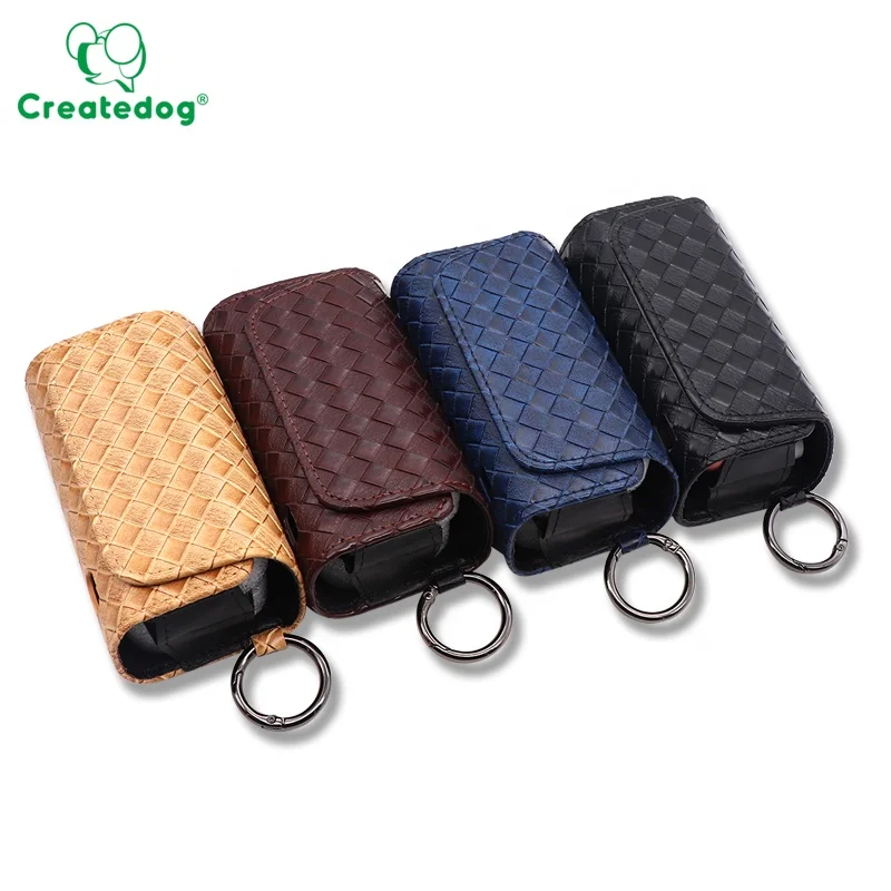 

New design leather pouch 4 color case PU bags For use with IQOS 30/DUO, Black,brown,yellow,blue...