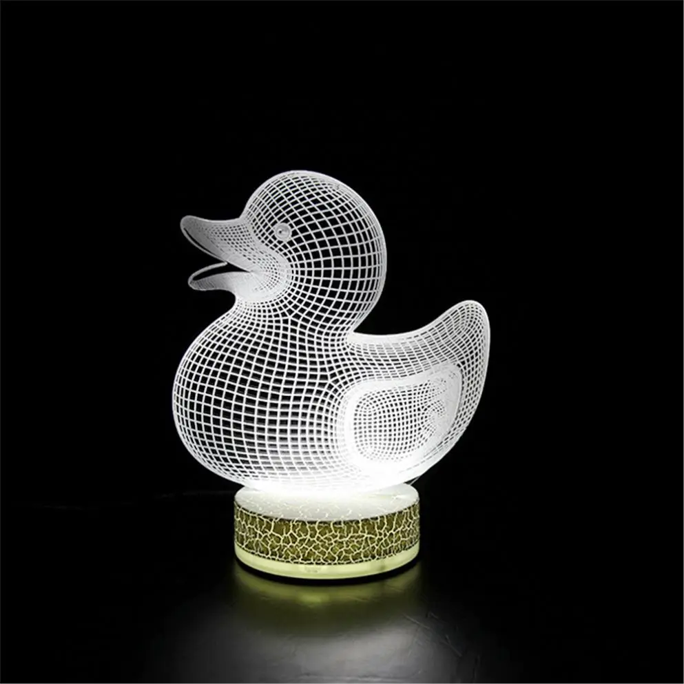 Very Dim Cute And Fashion Design High Quality Decorative Lights Wooden Led Night Light 3D Lamp