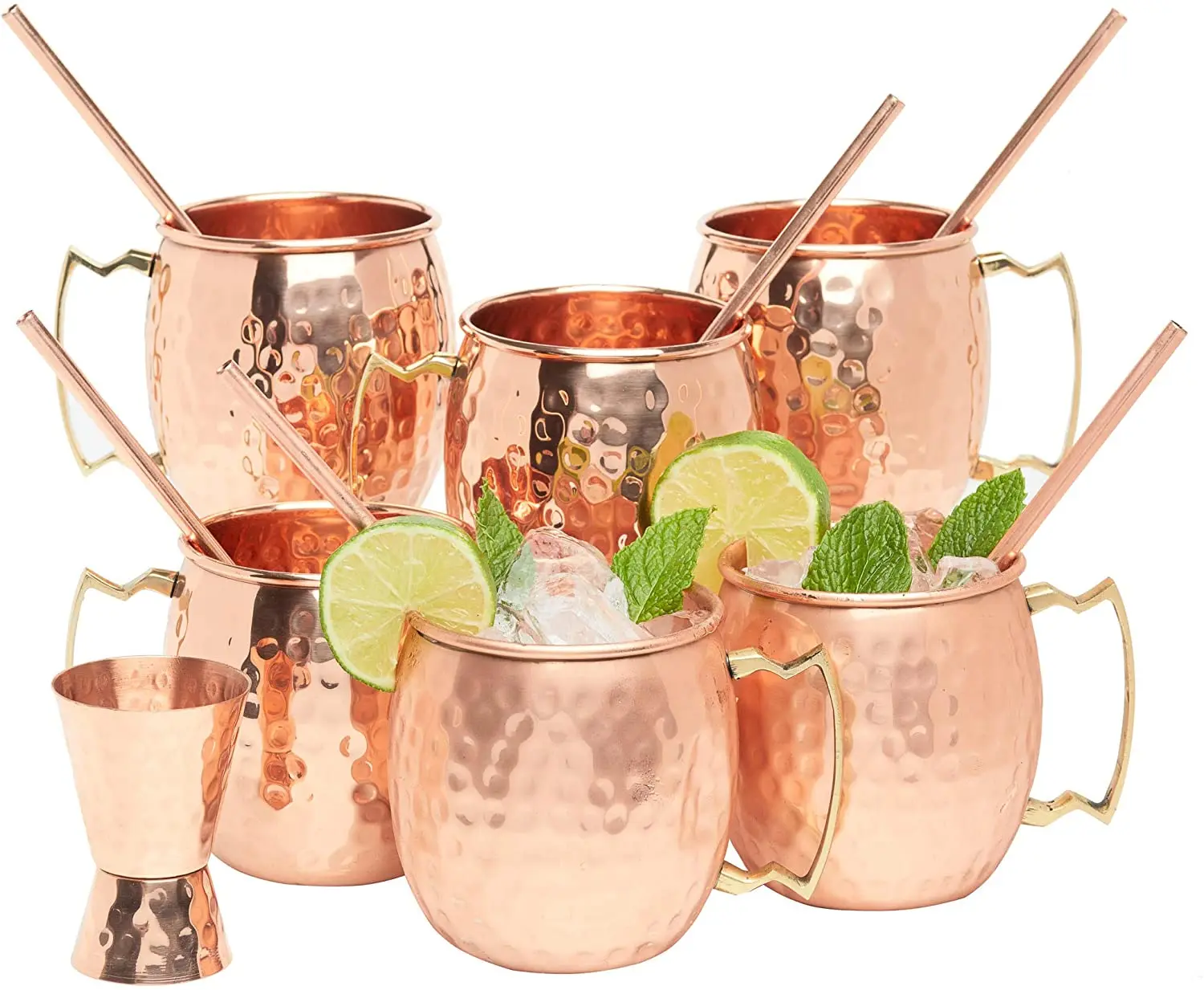 

16oz Creative Pure Copper Beer Cup Hammer Point Copper Cups Moscow Mule Copper Mugs, Customized color