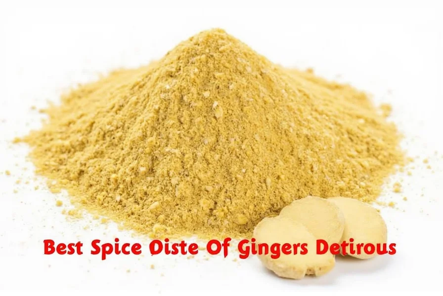 Homemade spice blend jars labeled for ginger substitution in various recipes