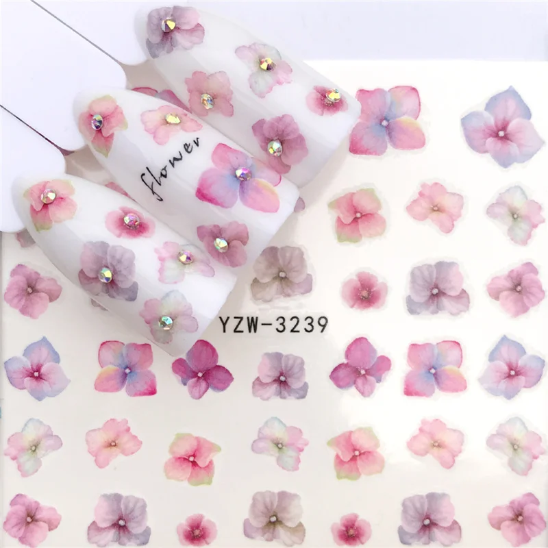 

New listing 1pcs eye four petal flower series water transfer sticker, Picture
