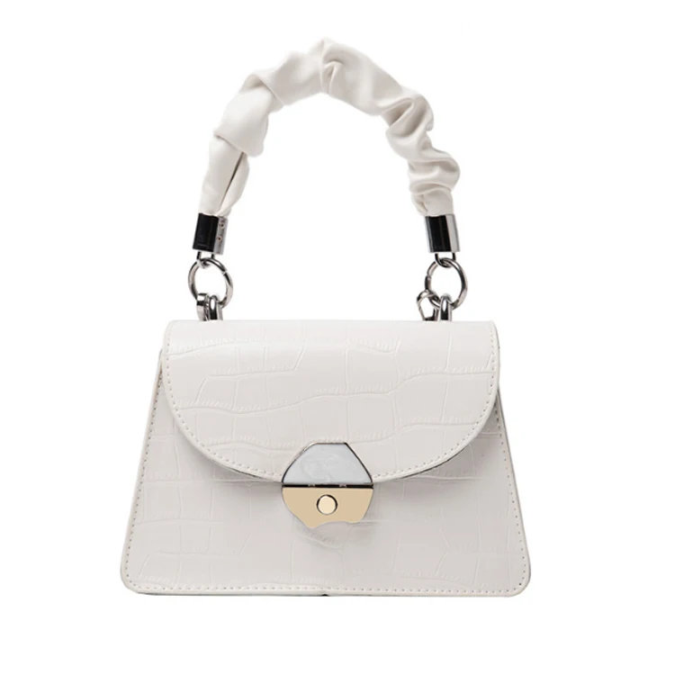 

China 2021 fashion women luxury shoulder bags alligator pu leather nice handbags brands in stock, Customizable