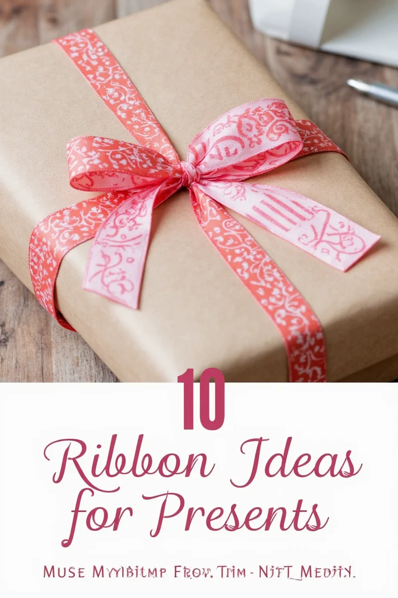 10 ribbon ideas for presents that add a family friendly touch to gift giving