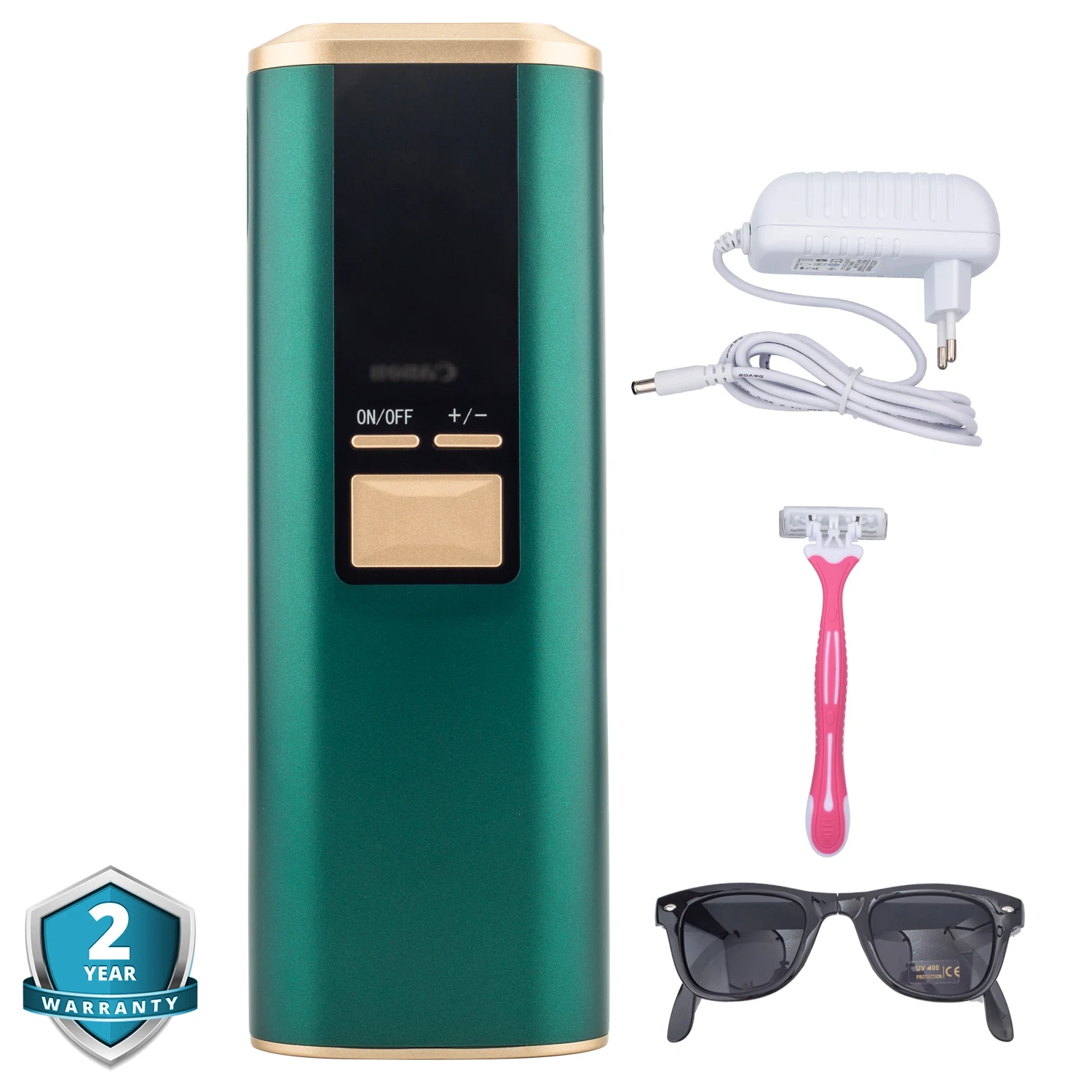 

Wholesale Best Quality Sapphire Tube 1 Millions Shots IPL Machine Laser Hair Removal, Light green / dark green