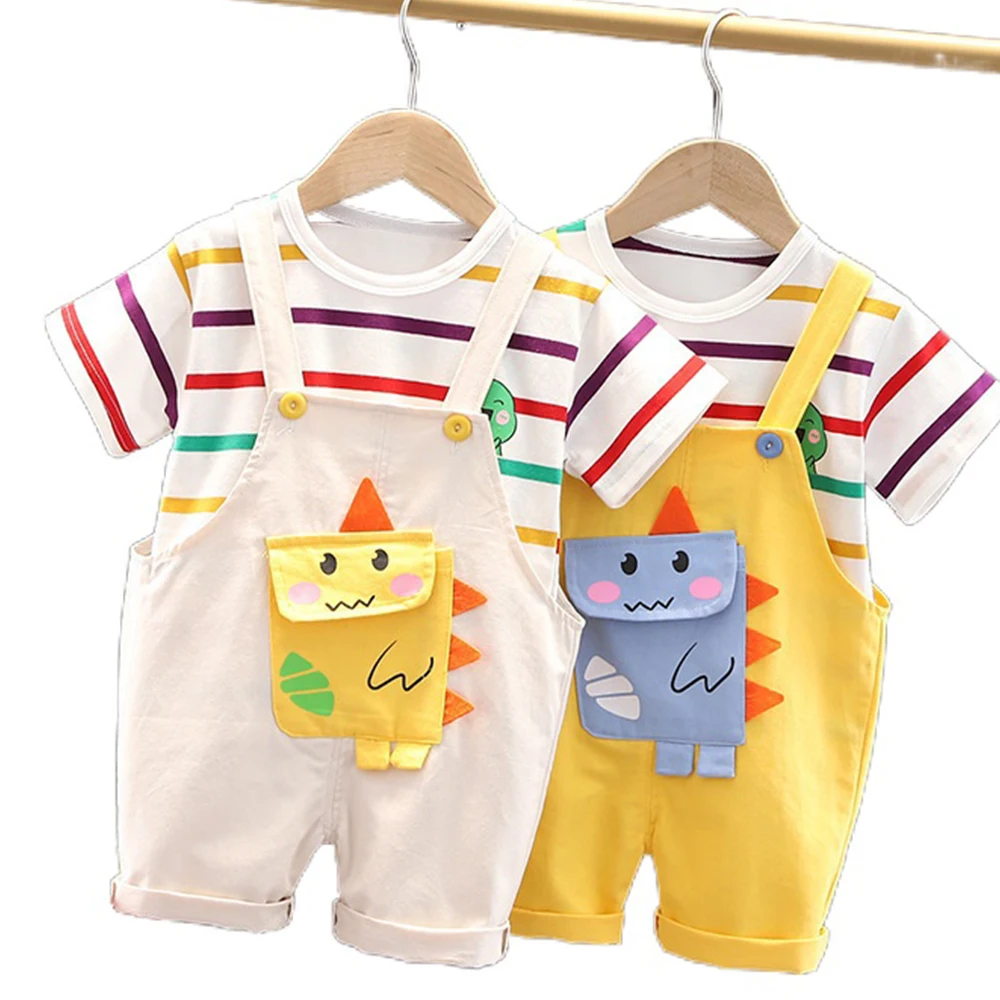 

2021 new cartoon long sleeves suits Hot sell kids clothing sets spring autumn clothing for girls and boys 2 piece sets, Yellow,beige