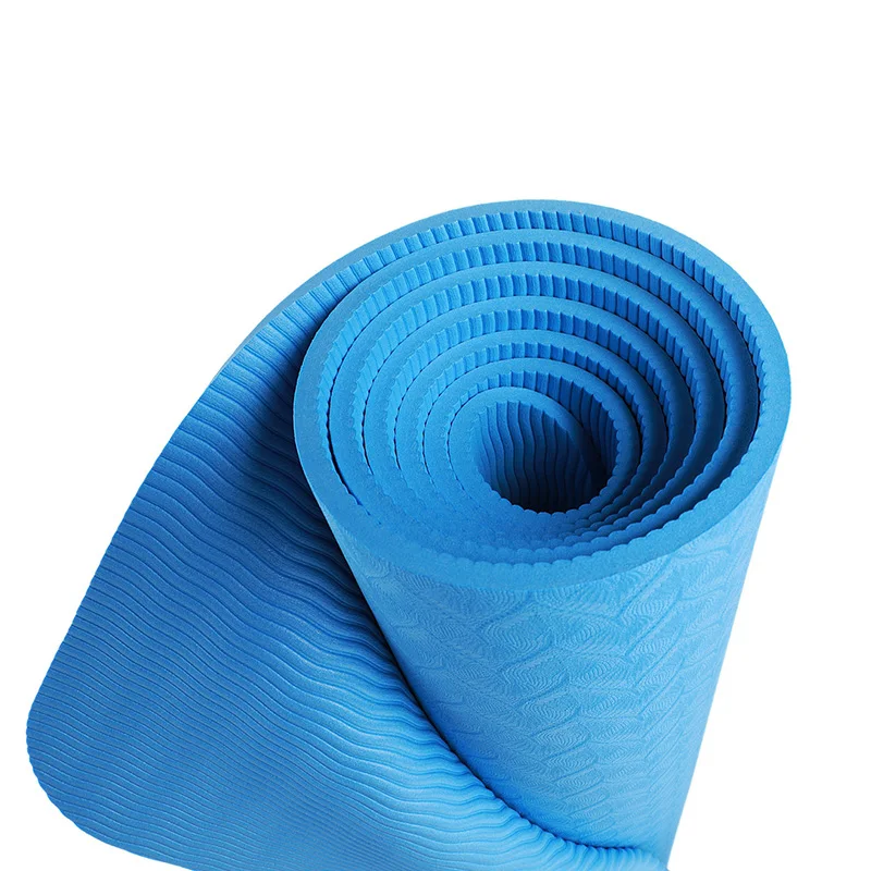 

Gym Non Slip Support Drop Shipping Cheap 8mm Eco Friendly Tpe Yoga Mat, Blue/purple/black/green/pink