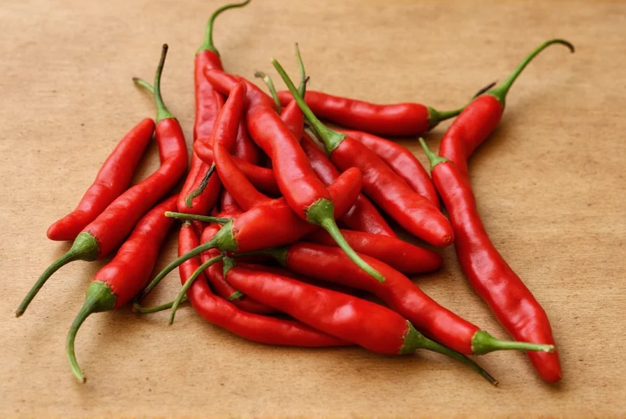 Close-Up of Guajillo Chili Texture