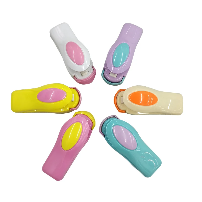 Portable Bag Clips Handheld Mini Electric Heat Sealing Machine Impulse Sealer Seal Packing Plastic Bag work