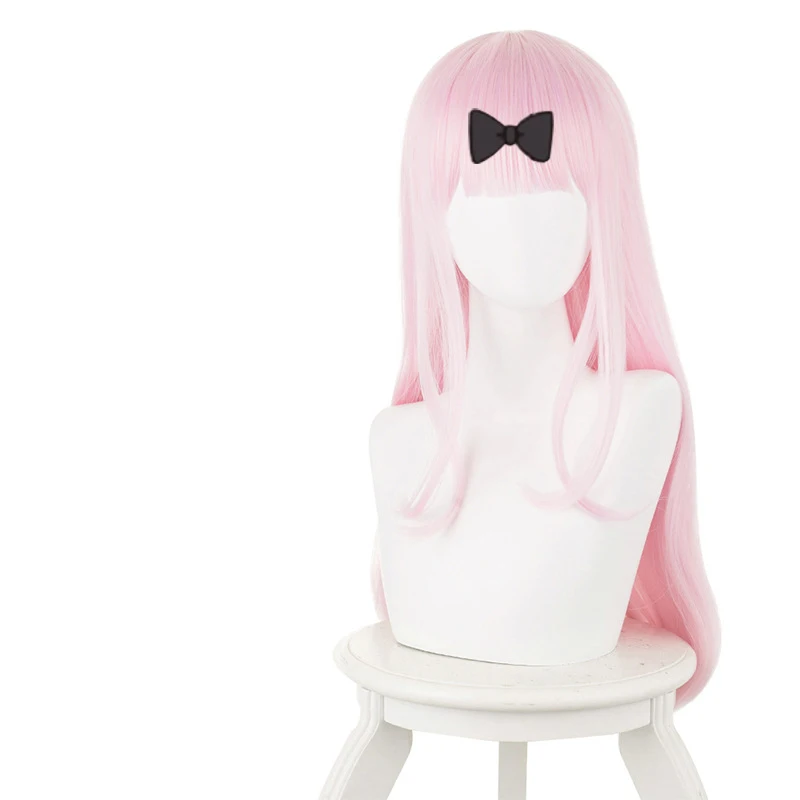 

Light Pink Long Straight Hair Anime Comic Exhibition Cosplay Hair High Temperature Silk COS Wig