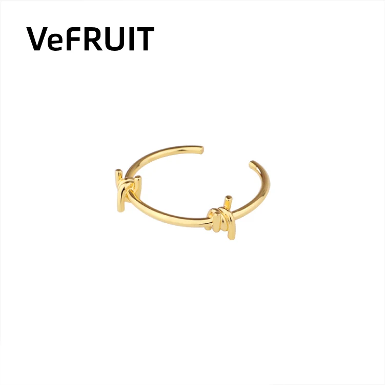 

Vefruit Twist Bracelet 18k Gold Plated Costume Jewelry Accessories Fashion BANGLES Brass Tend in Lead and Nickel Free Jewelry